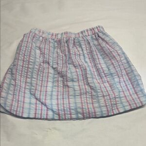 The Beaufort Bonnet Company Pink and Blue Plaid Skirt